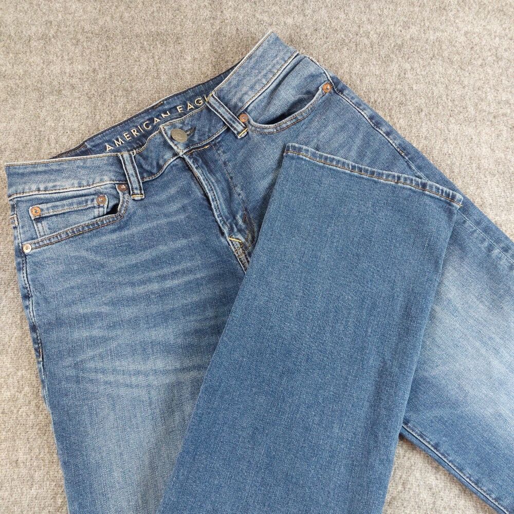 American Eagle Original Bootcut Jeans Men’s 30x34 (Fit 29x31) Blue Low Rise
